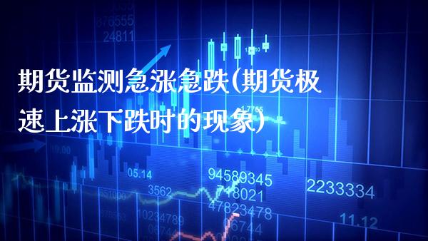 期货监测急涨急跌(期货极速上涨下跌时的现象) (https://www.njaxzs.com/) 黄金期货 第1张