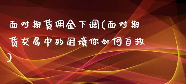 面对期货佣金下调(面对期货交易中的困境你如何自救) (https://www.njaxzs.com/) 期货投资 第1张