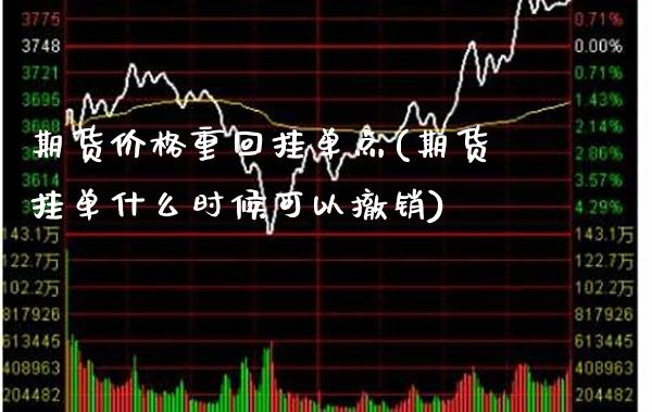 期货价格重回挂单点(期货挂单什么时候可以撤销) (https://www.njaxzs.com/) 期货投资 第1张
