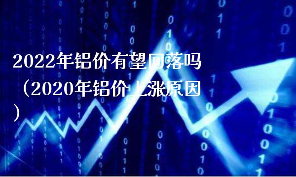 2022年铝价有望回落吗（2020年铝价上涨原因） (https://www.njaxzs.com/) 期货直播间 第1张