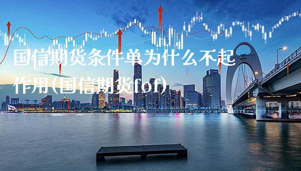 国信期货条件单为什么不起作用(国信期货fof) (https://www.njaxzs.com/) 期货行情 第1张