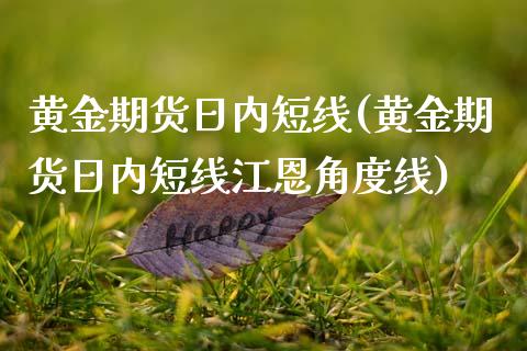 黄金期货日内短线(黄金期货日内短线江恩角度线) (https://www.njaxzs.com/) 期货开户 第1张
