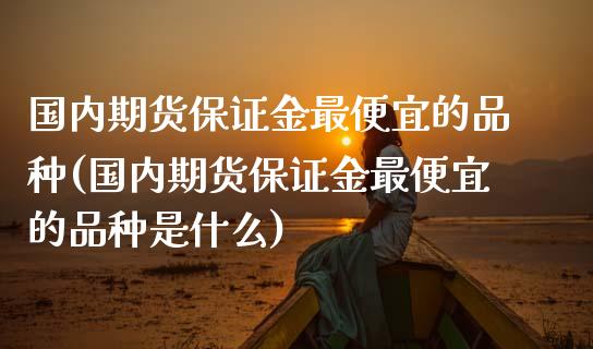 国内期货保证金最便宜的品种(国内期货保证金最便宜的品种是什么) (https://www.njaxzs.com/) 期货直播间 第1张
