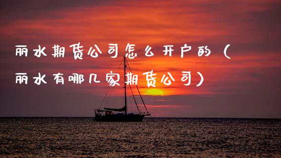 丽水期货公司怎么开户的（丽水有哪几家期货公司） (https://www.njaxzs.com/) 期货行情 第1张