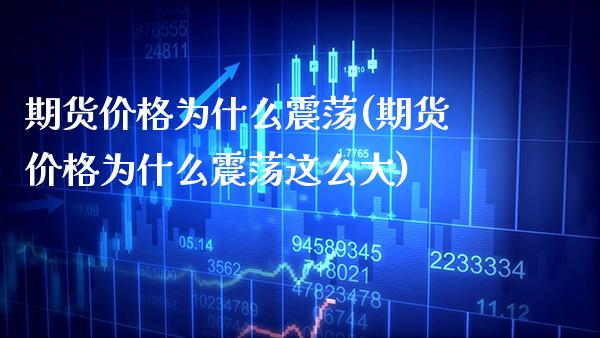 期货价格为什么震荡(期货价格为什么震荡这么大) 期货直播间 第1张-爱新财经 期货价格为什么震荡(期货价格为什么震荡这么大) (https://www.njaxzs.com/) 期货直播间 第1张