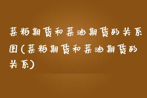 菜粕期货和菜油期货的关系图(菜粕期货和菜油期货的关系) (https://www.njaxzs.com/) 原油期货 第1张