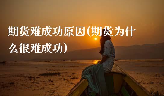 期货难成功原因(期货为什么很难成功) (https://www.njaxzs.com/) 期货直播间 第1张