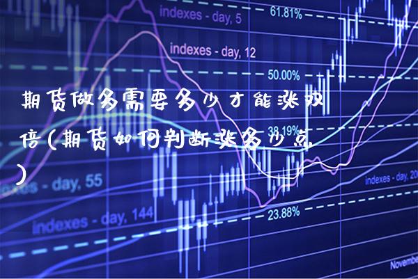 期货做多需要多少才能涨双倍(期货如何判断涨多少点) (https://www.njaxzs.com/) 期货直播间 第1张