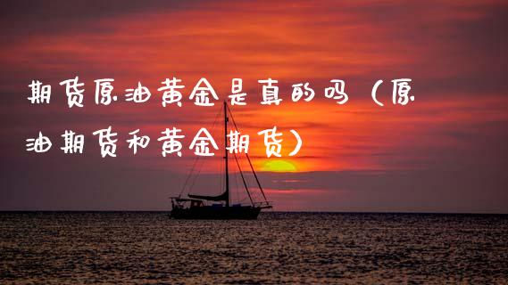 期货原油黄金是真的吗（原油期货和黄金期货） (https://www.njaxzs.com/) 黄金期货 第1张