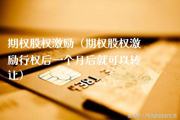 期权股权激励（期权股权激励行权后一个月后就可以转让） (https://www.njaxzs.com/) 期货直播间 第1张