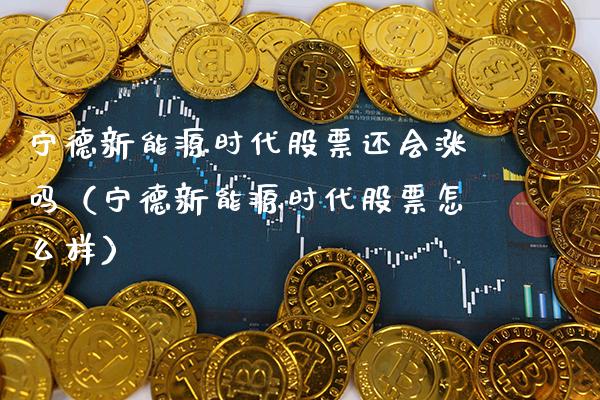 宁德新能源时代股票还会涨吗（宁德新能源时代股票怎么样） (https://www.njaxzs.com/) 期货直播间 第1张