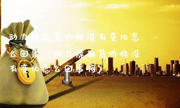 动力煤期货没有变化怎么回事（动力煤期货没有变化怎么回事啊） (https://www.njaxzs.com/) 内盘期货 第1张