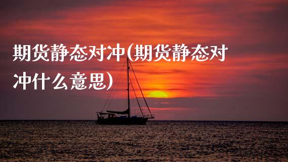 期货静态对冲(期货静态对冲什么意思) (https://www.njaxzs.com/) 期货直播间 第1张