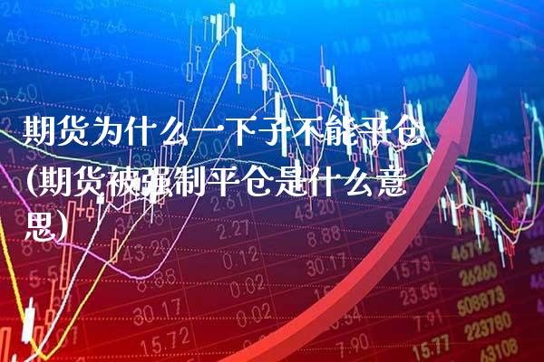 期货为什么一下子不能平仓(期货被强制平仓是什么意思) (https://www.njaxzs.com/) 期货投资 第1张