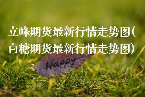 立峰期货最新行情走势图(白糖期货最新行情走势图) (https://www.njaxzs.com/) 期货行情 第1张