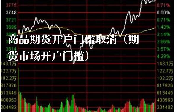 商品期货开户门槛取消（期货市场开户门槛） (https://www.njaxzs.com/) 黄金期货 第1张