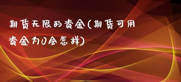 期货无限的资金(期货可用资金为0会怎样) (https://www.njaxzs.com/) 原油期货 第1张