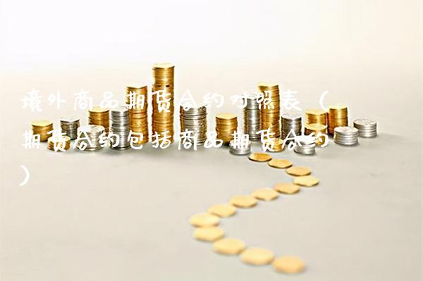 境外商品期货合约对照表（期货合约包括商品期货合约） (https://www.njaxzs.com/) 黄金期货 第1张