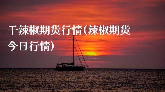 干辣椒期货行情(辣椒期货今日行情) (https://www.njaxzs.com/) 期货投资 第1张