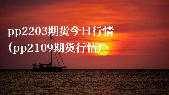 pp2203期货今日行情(pp2109期货行情) (https://www.njaxzs.com/) 原油期货 第1张