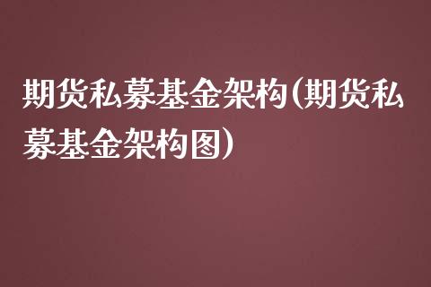 期货私募基金架构(期货私募基金架构图) (https://www.njaxzs.com/) 期货直播间 第1张