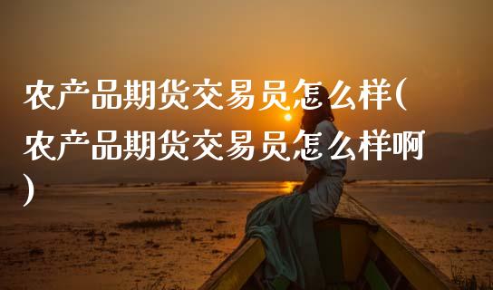 农产品期货交易员怎么样(农产品期货交易员怎么样啊) (https://www.njaxzs.com/) 期货直播间 第1张