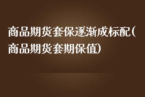 商品期货套保逐渐成标配(商品期货套期保值) (https://www.njaxzs.com/) 期货投资 第1张
