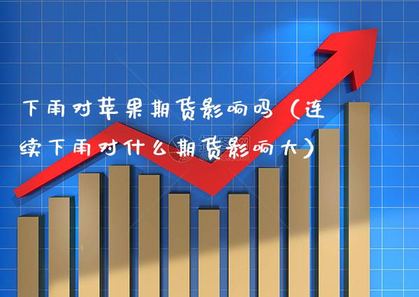 下雨对苹果期货影响吗（连续下雨对什么期货影响大） (https://www.njaxzs.com/) 期货直播间 第1张