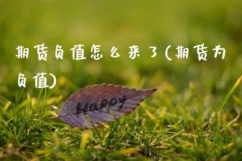 期货负值怎么来了(期货为负值) (https://www.njaxzs.com/) 期货直播间 第1张