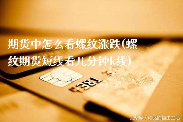 期货中怎么看螺纹涨跌(螺纹期货短线看几分钟k线) (https://www.njaxzs.com/) 期货开户 第1张
