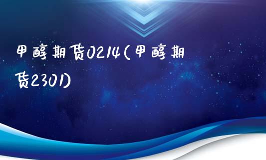 甲醇期货0214(甲醇期货2301) 内盘期货 第1张-爱新财经 甲醇期货0214(甲醇期货2301) (https://www.njaxzs.com/) 内盘期货 第1张