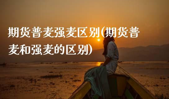 期货普麦强麦区别(期货普麦和强麦的区别) (https://www.njaxzs.com/) 内盘期货 第1张