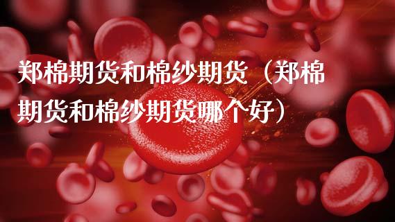 郑棉期货和棉纱期货（郑棉期货和棉纱期货哪个好） (https://www.njaxzs.com/) 原油期货 第1张