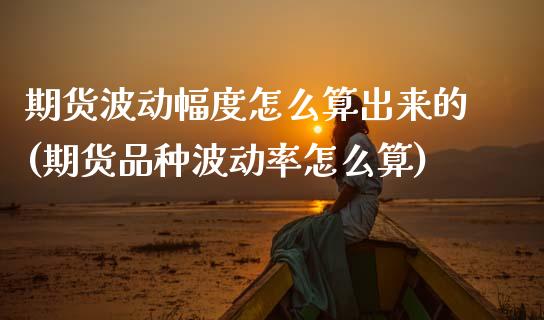 期货波动幅度怎么算出来的(期货品种波动率怎么算) (https://www.njaxzs.com/) 黄金期货 第1张