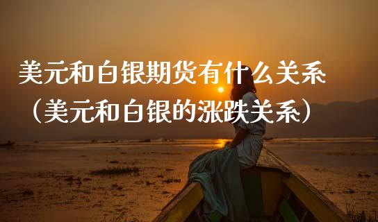 美元和白银期货有什么关系（美元和白银的涨跌关系） (https://www.njaxzs.com/) 期货直播间 第1张