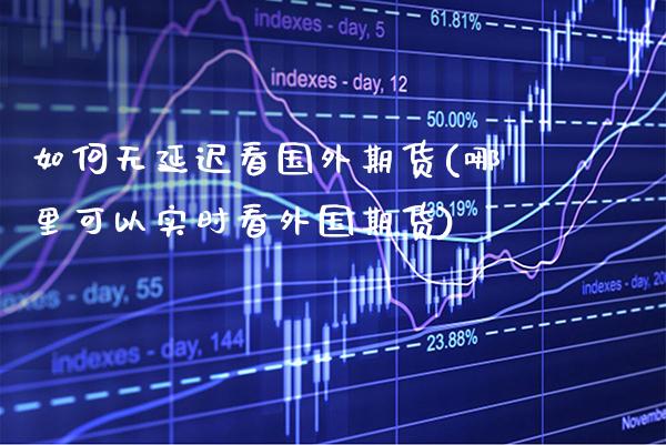 如何无延迟看国外期货(哪里可以实时看外国期货) (https://www.njaxzs.com/) 内盘期货 第1张