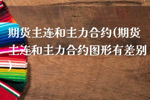 期货主连和主力合约(期货主连和主力合约图形有差别) (https://www.njaxzs.com/) 期货直播间 第1张