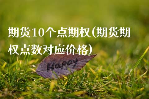 期货10个点期权(期货期权点数对应价格) (https://www.njaxzs.com/) 期货直播间 第1张