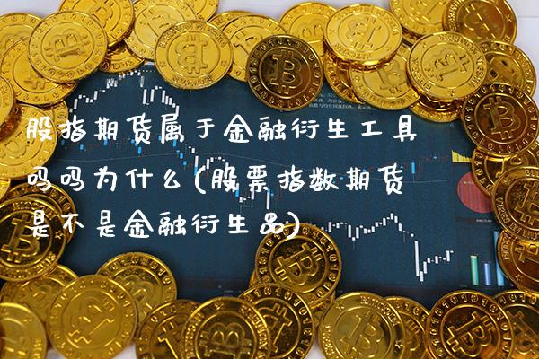 股指期货属于金融衍生工具吗吗为什么(股票指数期货是不是金融衍生品) (https://www.njaxzs.com/) 原油期货 第1张