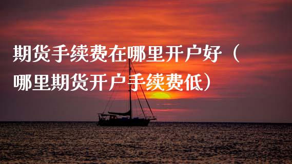 期货手续费在哪里开户好（哪里期货开户手续费低） (https://www.njaxzs.com/) 期货直播间 第1张