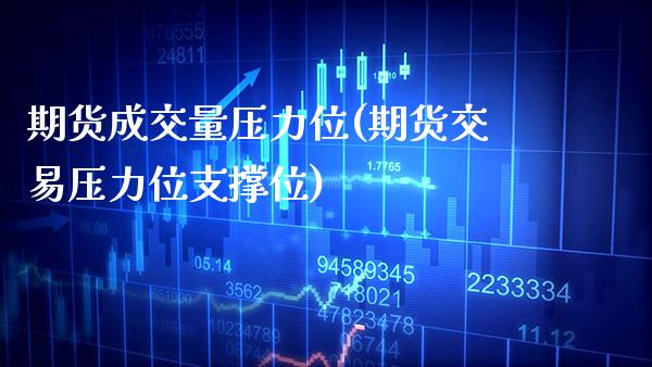 期货成交量压力位(期货交易压力位支撑位) (https://www.njaxzs.com/) 黄金期货 第1张