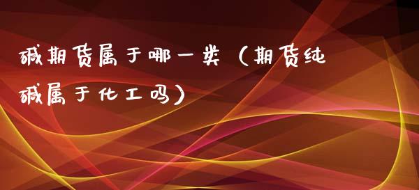 碱期货属于哪一类（期货纯碱属于化工吗） (https://www.njaxzs.com/) 黄金期货 第1张