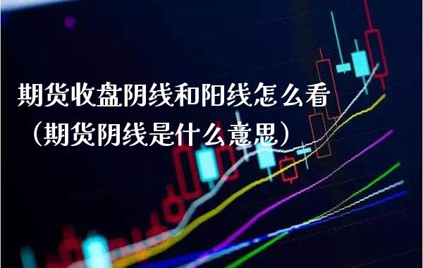 期货收盘阴线和阳线怎么看（期货阴线是什么意思） (https://www.njaxzs.com/) 期货直播间 第1张