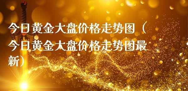 今日黄金大盘走势图（今日黄金大盘走势图最新） (https://www.njaxzs.com/) 期货直播间 第1张
