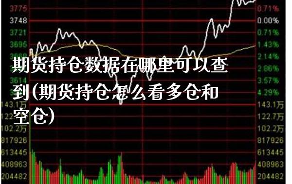 期货持仓数据在哪里可以查到(期货持仓怎么看多仓和空仓) (https://www.njaxzs.com/) 期货行情 第1张
