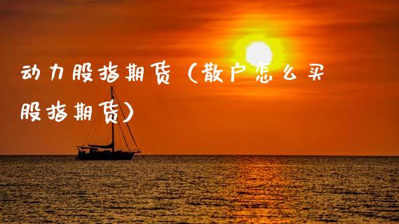 动力股指期货（散户怎么买股指期货） (https://www.njaxzs.com/) 内盘期货 第1张