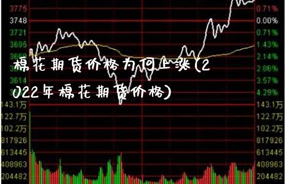 棉花期货价格为何上涨(2022年棉花期货价格) (https://www.njaxzs.com/) 原油期货 第1张