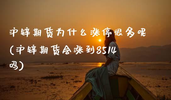 沪锌期货为什么涨停很多呢(沪锌期货会涨到8514吗) (https://www.njaxzs.com/) 内盘期货 第1张