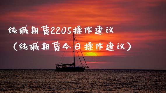 纯碱期货2205操作建议（纯碱期货今日操作建议） (https://www.njaxzs.com/) 黄金期货 第1张