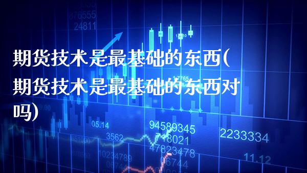 期货技术是最基础的东西(期货技术是最基础的东西对吗) (https://www.njaxzs.com/) 期货直播间 第1张